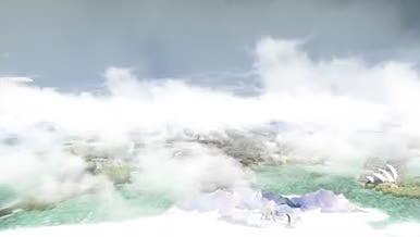 三维飞机环游世界片头片尾视频的预览图
